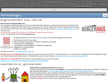 Tablet Screenshot of buergerhaus-mahndorf.de